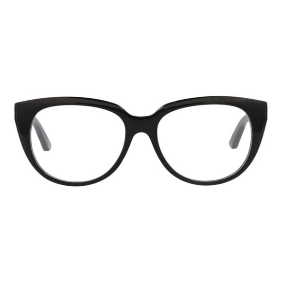 Balenciaga Womens Round/Oval Black Black Transparent Fashion Designer Eyewear - Picture 1 of 4